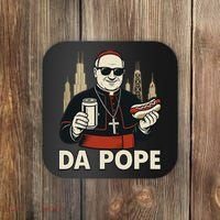 Da Pope From America Chicago Pope Leo XIV Coaster thumb 0