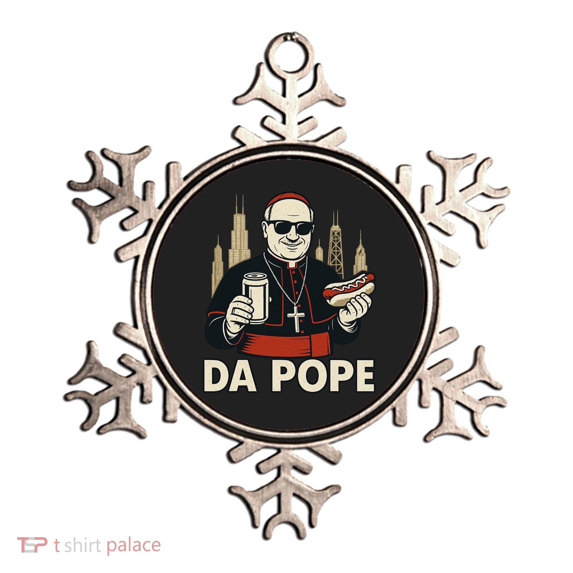 Da Pope From America Chicago Pope Leo XIV Ornament