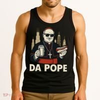 Da Pope From America Chicago Pope Leo XIV Tank Top thumb 3