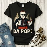 Da Pope From America Chicago Pope Leo XIV Women's T-Shirt thumb 3