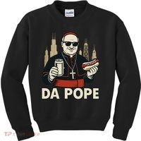 Da Pope From America Chicago Pope Leo XIV Kids Sweatshirt thumb 0