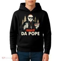 Da Pope From America Chicago Pope Leo XIV Kids Hoodie thumb 4