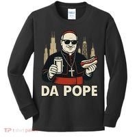 Da Pope From America Chicago Pope Leo XIV Kids Long Sleeve Shirt thumb 0