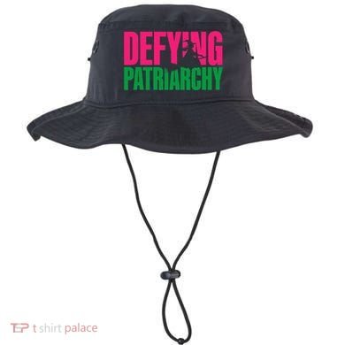 Defying Patriarchy Funny Feminist Witch Design Bucket Hat