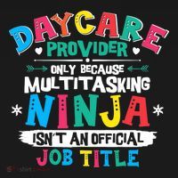 Daycare Provider Funny Ninja Teacher Appreciation Wo Backpack thumb 2