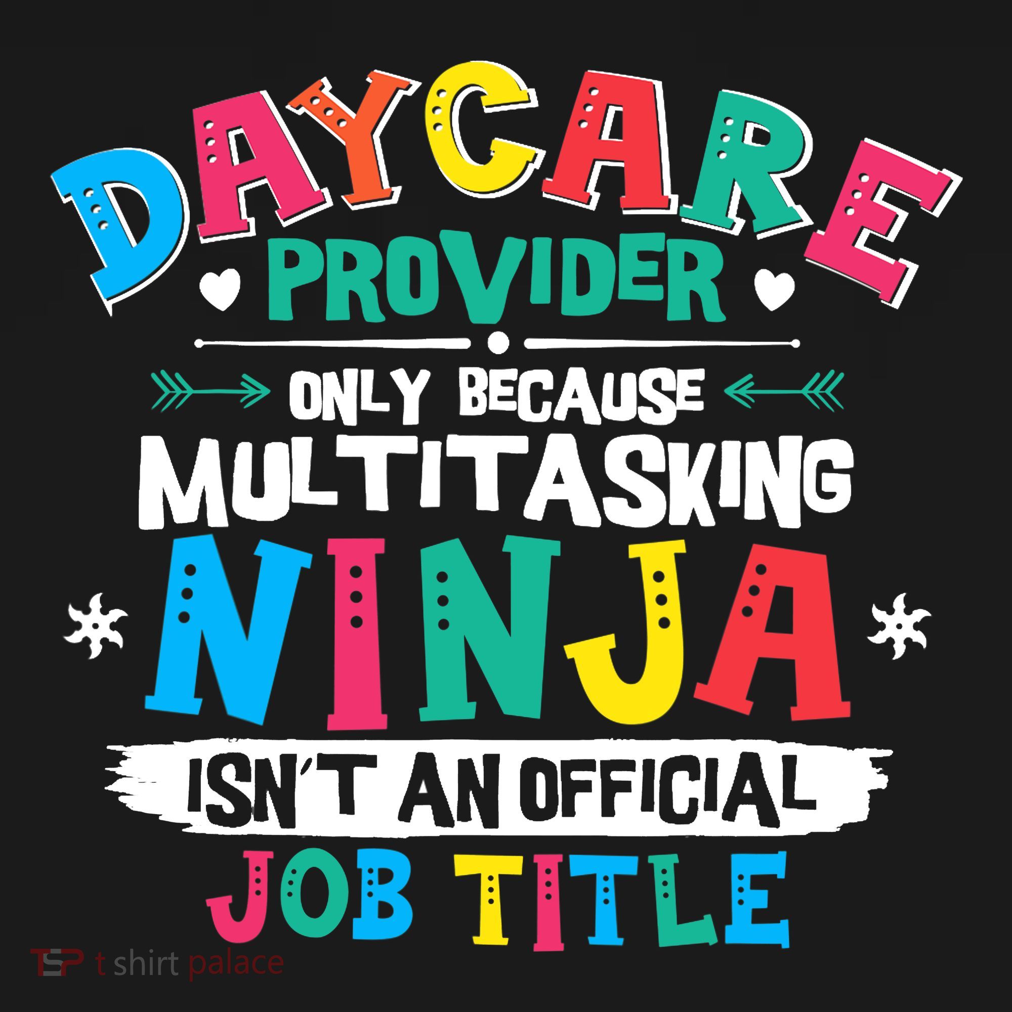 Daycare Provider Funny Ninja Teacher Appreciation Wo Backpack
