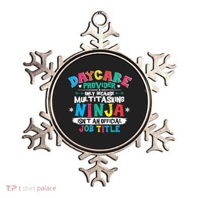 Daycare Provider Funny Ninja Teacher Appreciation Wo Ornament
