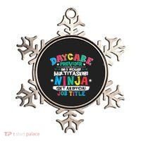 Daycare Provider Funny Ninja Teacher Appreciation Wo Ornament thumb 0