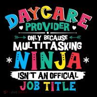 Daycare Provider Funny Ninja Teacher Appreciation Wo Ornament thumb 1