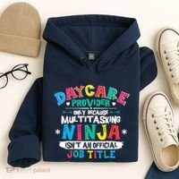 Daycare Provider Funny Ninja Teacher Appreciation Wo Hoodie thumb 4