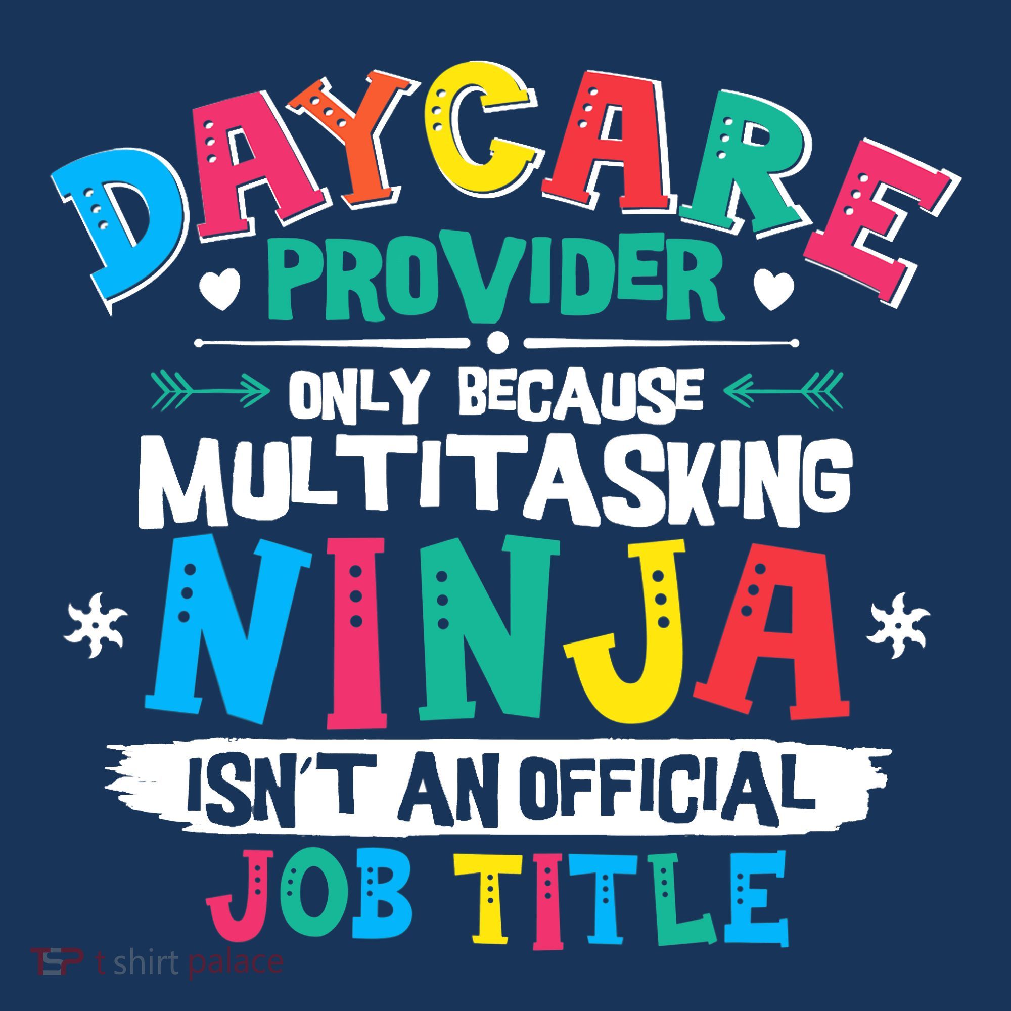 Daycare Provider Funny Ninja Teacher Appreciation Wo Apron