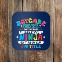 Daycare Provider Funny Ninja Teacher Appreciation Wo Coaster thumb 0
