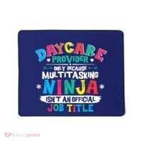 Daycare Provider Funny Ninja Teacher Appreciation Wo Mousepad thumb 0
