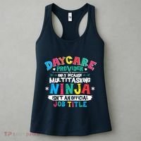 Daycare Provider Funny Ninja Teacher Appreciation Wo Women's Tank Top thumb 3