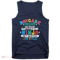 Daycare Provider Funny Ninja Teacher Appreciation Wo Tank Top thumb 0