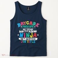 Daycare Provider Funny Ninja Teacher Appreciation Wo Tank Top thumb 2