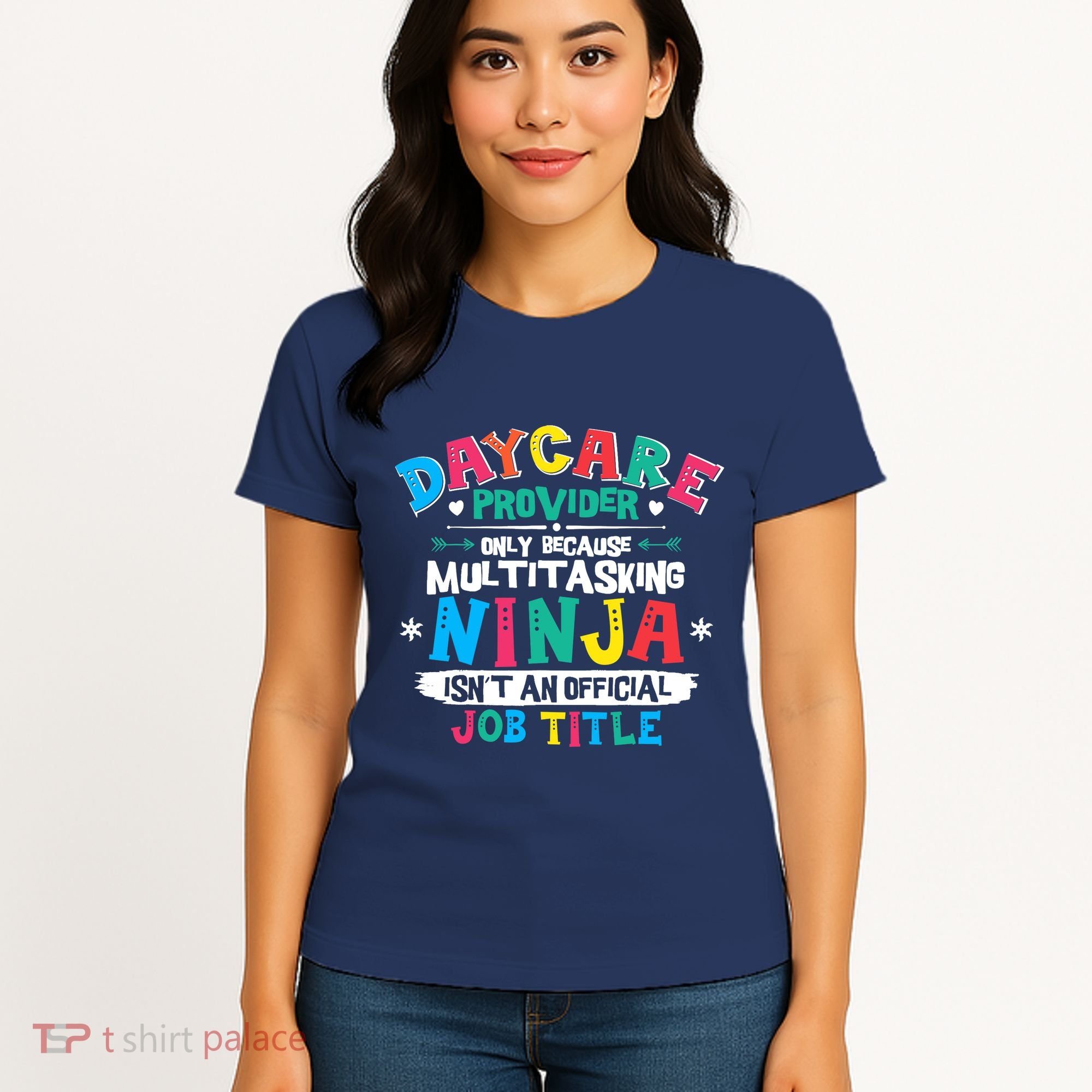 Daycare Provider Funny Ninja Teacher Appreciation Wo Women's T-Shirt