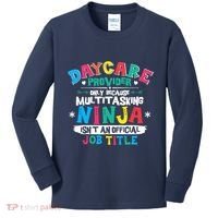 Daycare Provider Funny Ninja Teacher Appreciation Wo Kids Long Sleeve Shirt thumb 0