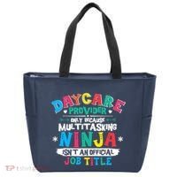 Daycare Provider Funny Ninja Teacher Appreciation Wo Tote Bag thumb 0