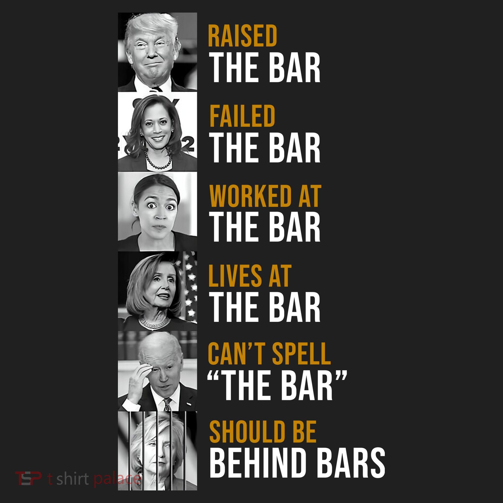 Democrat Party Funny Political Behind Bars Women's Sweatshirt