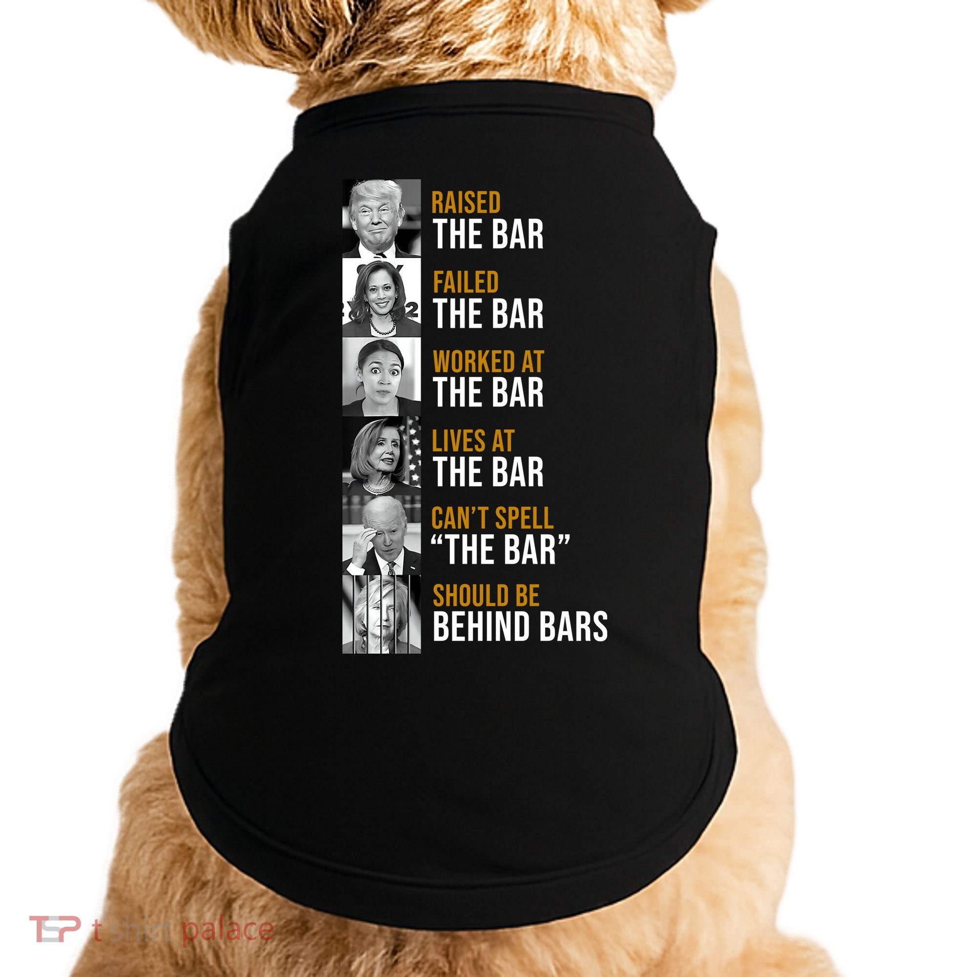 Democrat Party Funny Political Behind Bars Doggie Tank