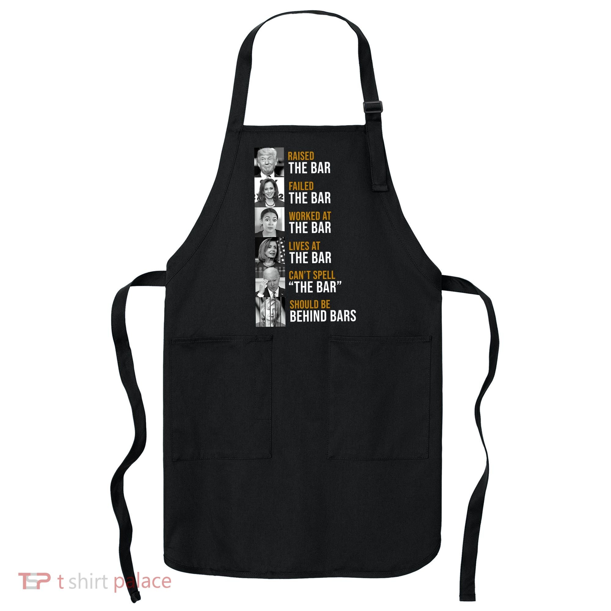 Democrat Party Funny Political Behind Bars Apron