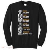 Democrat Party Funny Political Behind Bars Sweatshirt thumb 0