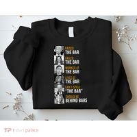 Democrat Party Funny Political Behind Bars Sweatshirt thumb 2