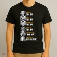 Democrat Party Funny Political Behind Bars T-Shirt thumb 3