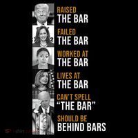 Democrat Party Funny Political Behind Bars Women's Hoodie thumb 2
