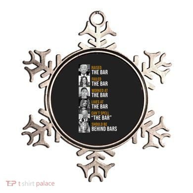 Democrat Party Funny Political Behind Bars Ornament