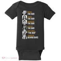 Democrat Party Funny Political Behind Bars Baby Bodysuit thumb 0