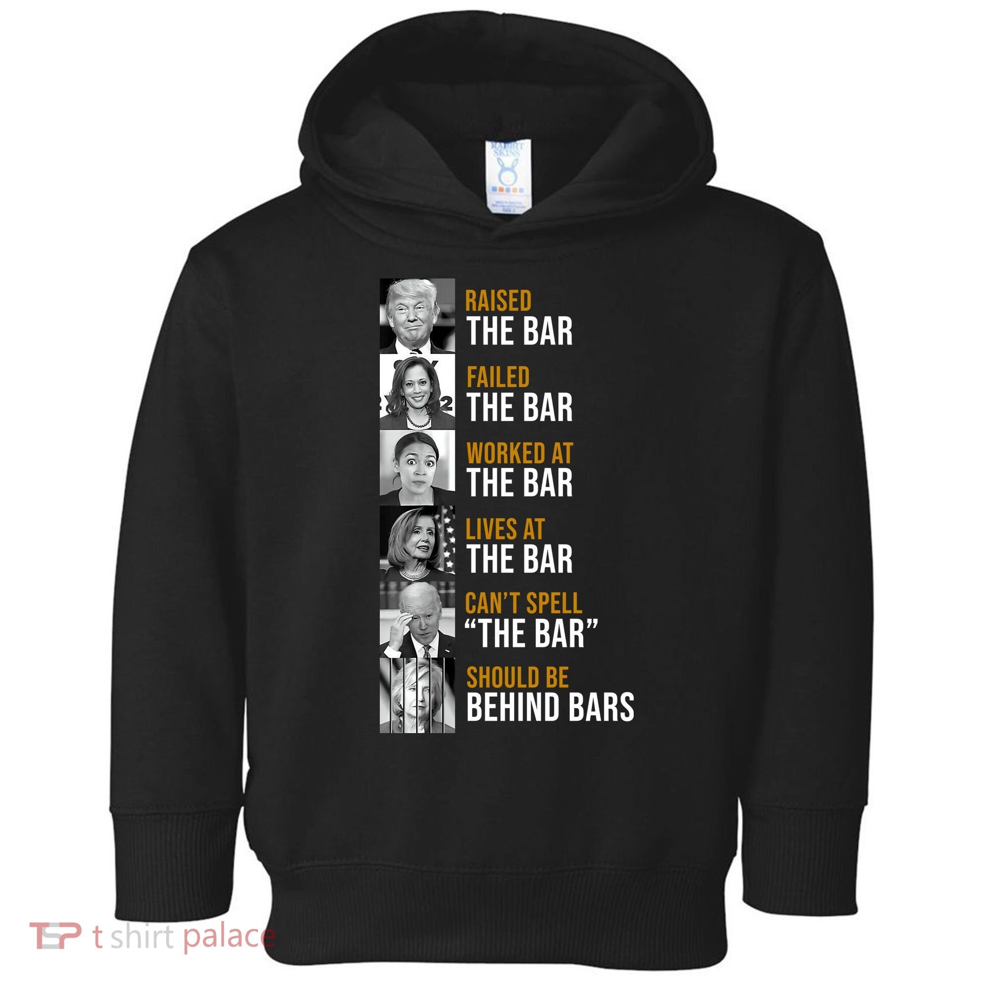 Democrat Party Funny Political Behind Bars Toddler Hoodie