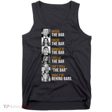 Democrat Party Funny Political Behind Bars Tank Top