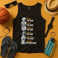Democrat Party Funny Political Behind Bars Tank Top thumb 4