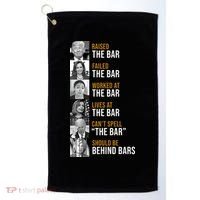 Democrat Party Funny Political Behind Bars Golf Towel thumb 0