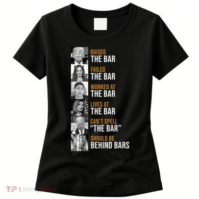 Democrat Party Funny Political Behind Bars Women's T-Shirt