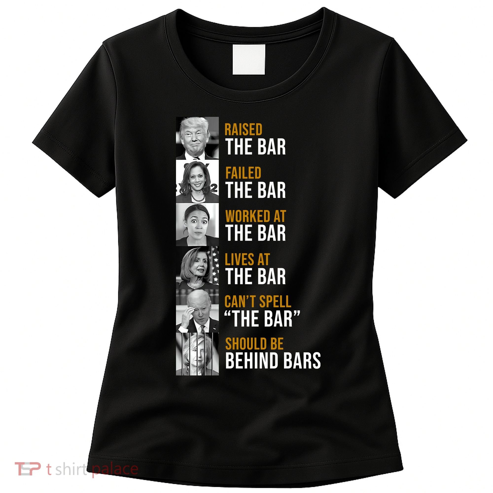 Democrat Party Funny Political Behind Bars Women's T-Shirt