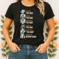 Democrat Party Funny Political Behind Bars Women's T-Shirt thumb 2