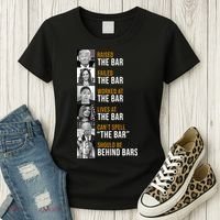 Democrat Party Funny Political Behind Bars Women's T-Shirt thumb 3