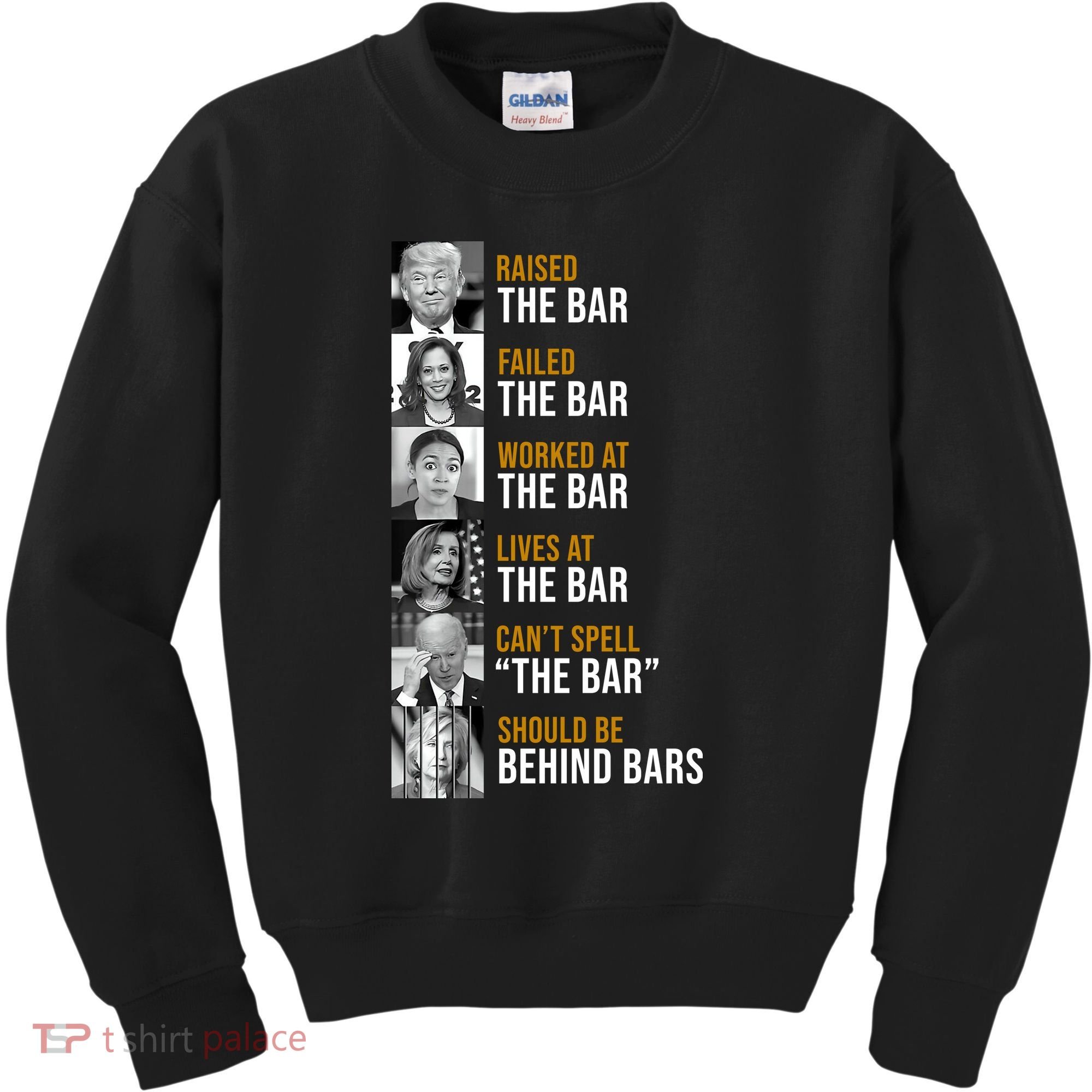 Democrat Party Funny Political Behind Bars Kids Sweatshirt