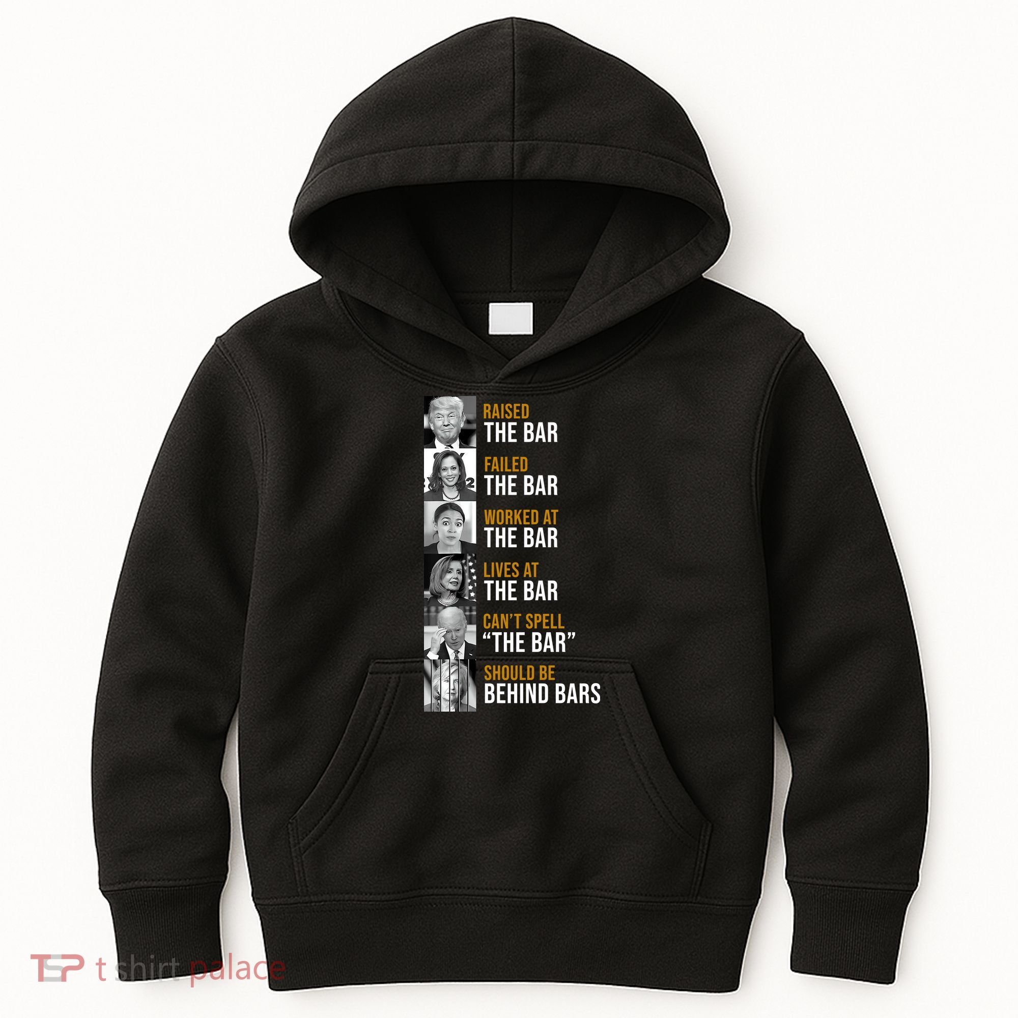 Democrat Party Funny Political Behind Bars Kids Hoodie