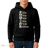 Democrat Party Funny Political Behind Bars Kids Hoodie thumb 4