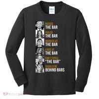 Democrat Party Funny Political Behind Bars Kids Long Sleeve Shirt thumb 0
