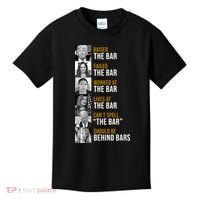 Democrat Party Funny Political Behind Bars Kids T-Shirt thumb 0