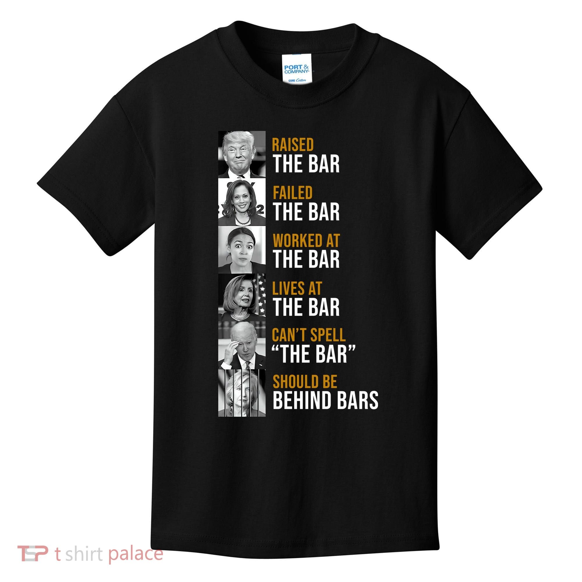 Democrat Party Funny Political Behind Bars Kids T-Shirt