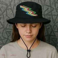 Disability Pride Flag July Disabled Pride Month Awareness Gift Bucket Hat thumb 3