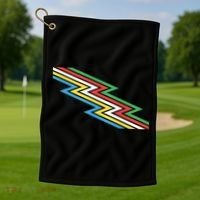Disability Pride Flag July Disabled Pride Month Awareness Gift Golf Towel thumb 1