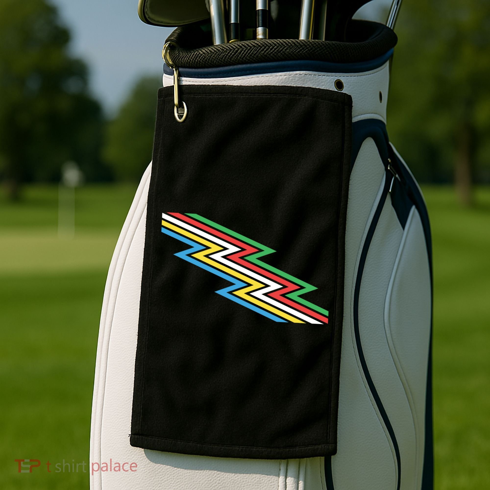 Disability Pride Flag July Disabled Pride Month Awareness Gift Golf Towel