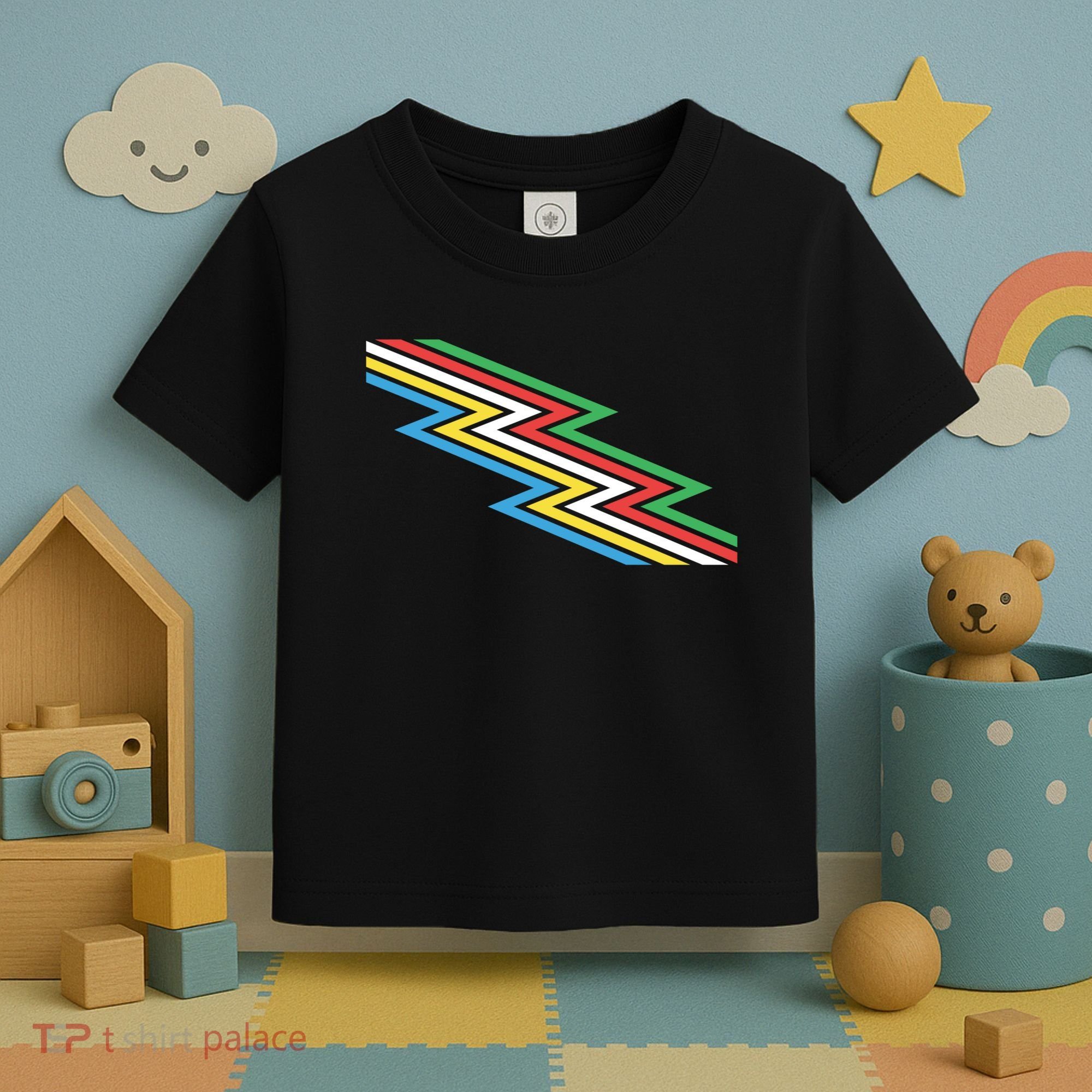 Disability Pride Flag July Disabled Pride Month Awareness Gift Toddler T-Shirt